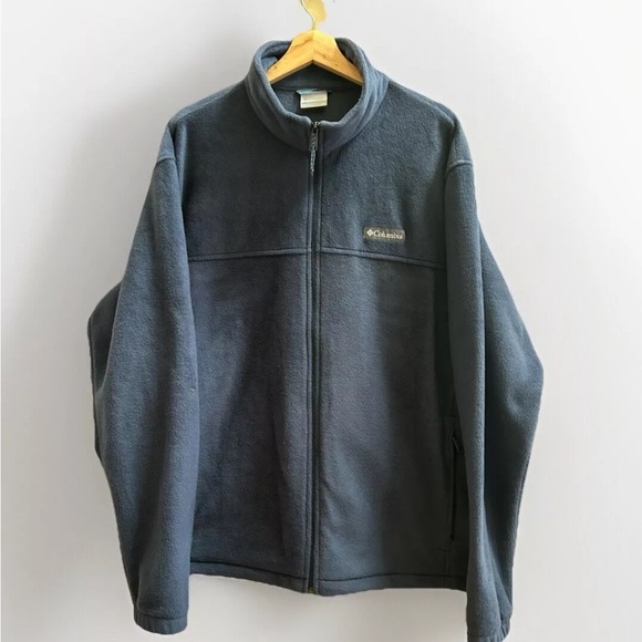 Columbia Steens Mountain 2.0 Fleece Jacket Men's Sz XL Blue Full Zip Pockets - Picture 2 of 12